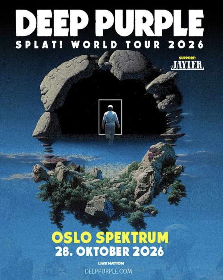 Plakaten for konserten i Oslo Spektrum 28. oktober.