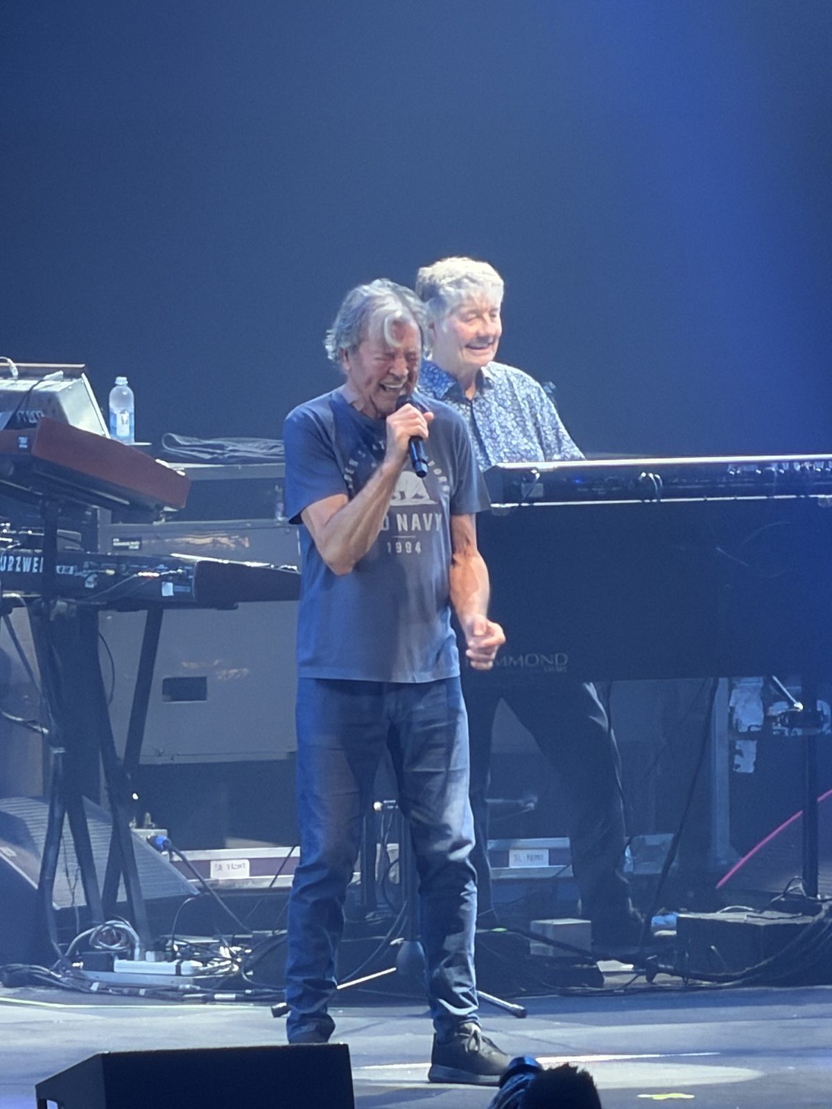 Ian Gillan og Don Airey. Gillan låter ekstremt bra for alderen.
