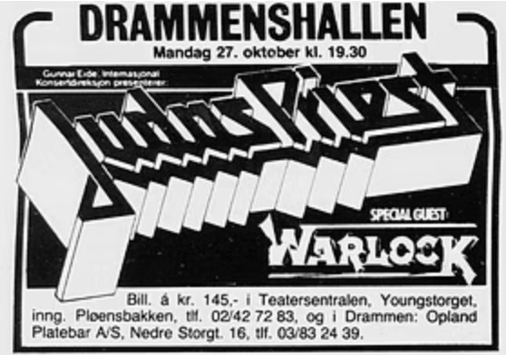 Judas Priest i Drammen, 1986