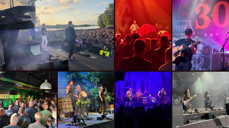 Konsertbilder fra scener rundt om i Norge